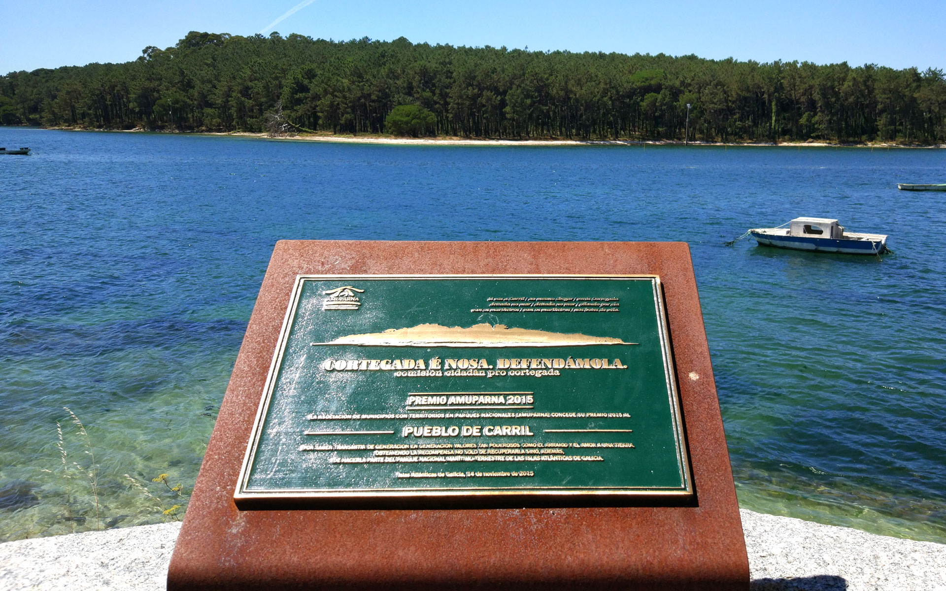 Isla de Cortegada en Carril